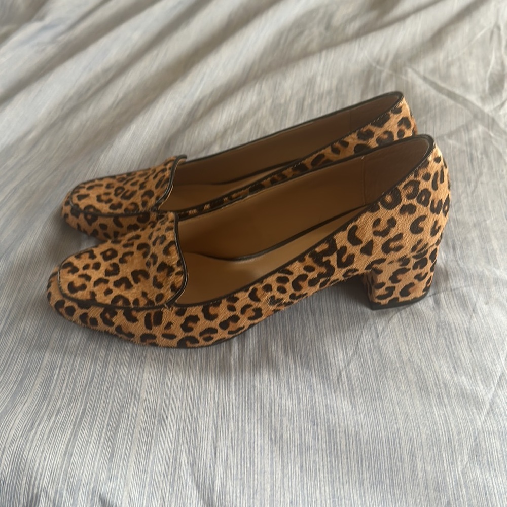 Animal print square heel Banana Republic